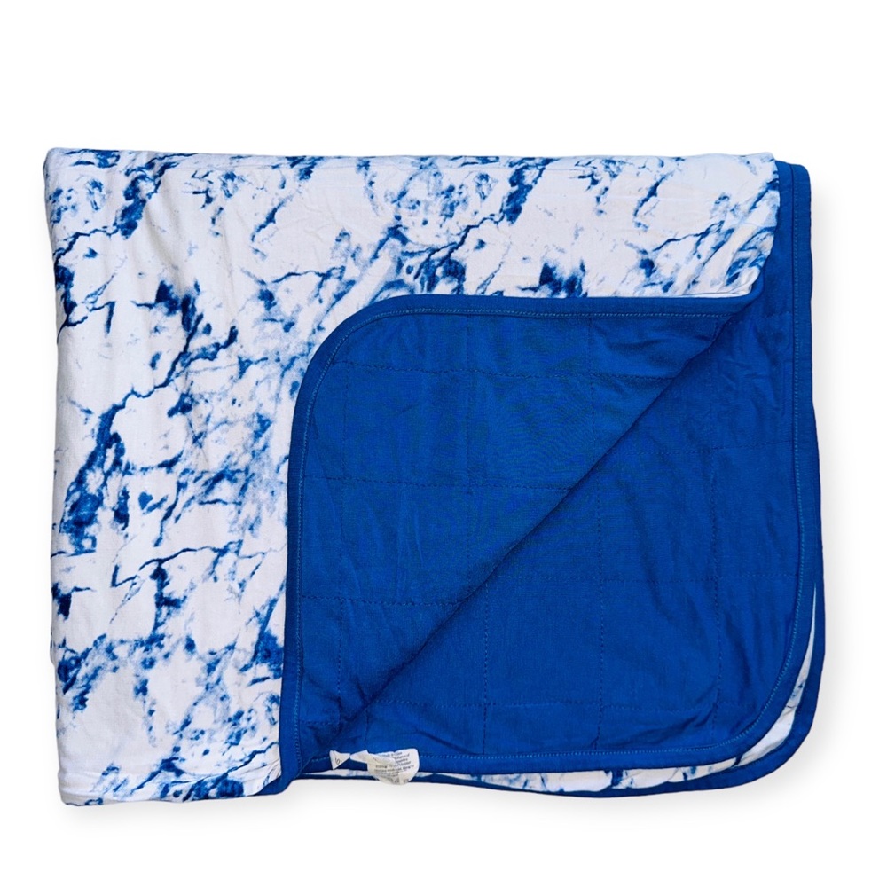 Kyte Sapphire Marble Toddler Blanket